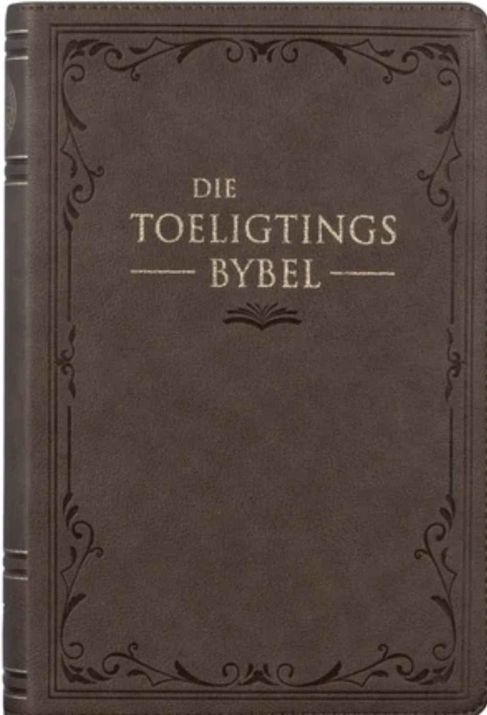 Die Toeligtings Bybel Bruin Kunsleer