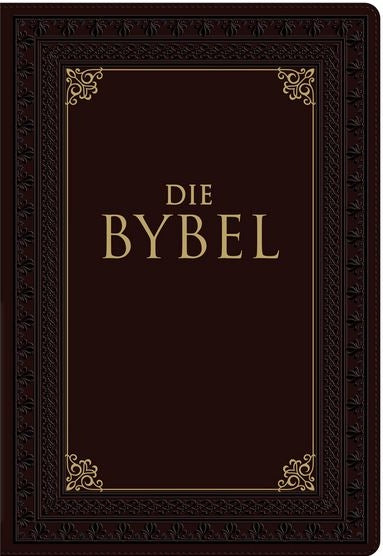 Die Bybel NLV Super Grootdruk Donkerbruin (Kunsleer)