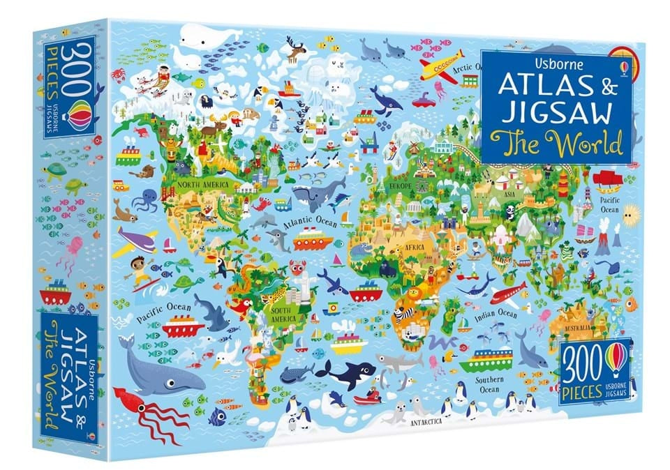 300 Piece The World with Atlas