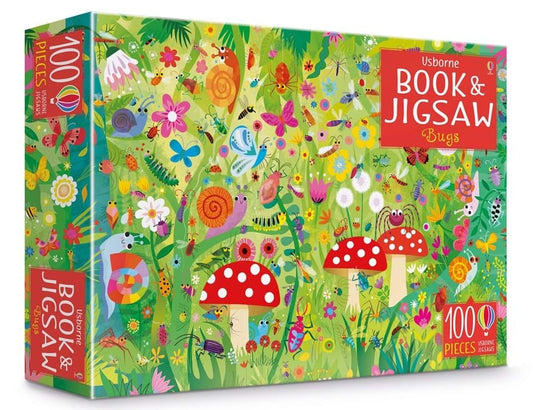 100 Piece Bugs with Book