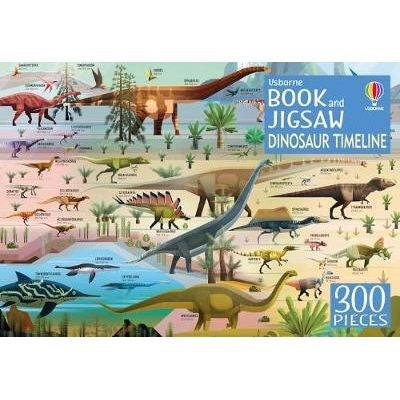 300 Piece Dinosaur Timeline with book