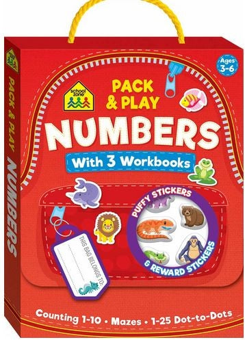 School Zone Pack & Play Satchel: Numbers