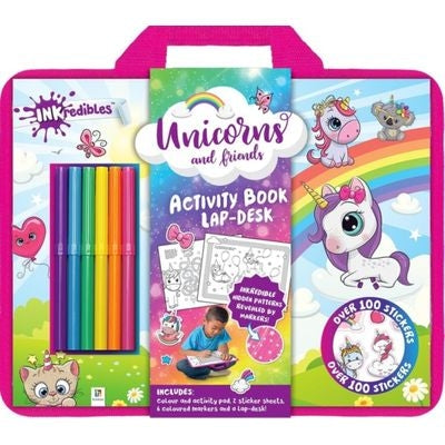 Unicorns and Friends Activity Book Lap-Desk