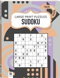 Large Print Puzzle Book: Sudoku