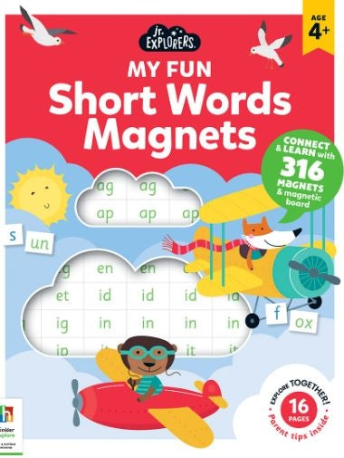 Junior Explorers Magnetic Books: Short Words
