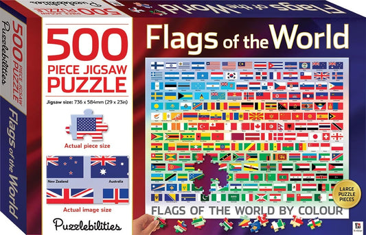500 Piece Flags of the World