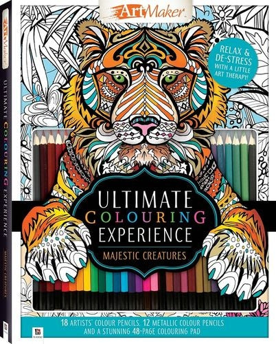 Ultimate Colouring Experience: Majestic Creatures