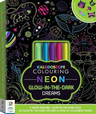 Kaleidoscope Neon Kit Glow in the Dark Colouring Kit