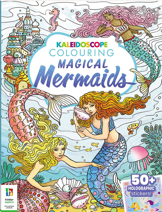 Kaleidoscope Sticker Colouring: Magical Mermaids