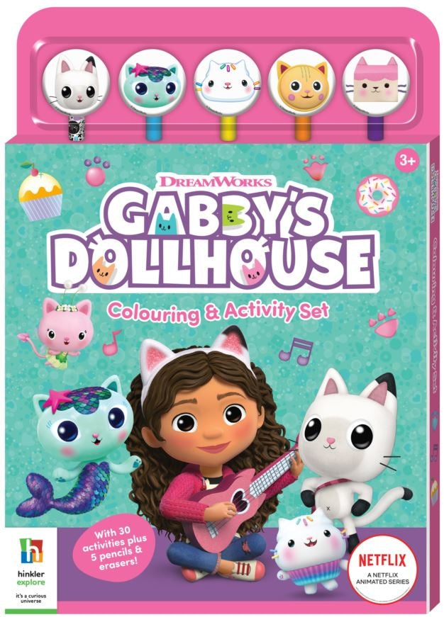 Gabby's Dollhouse Colouring & Activity Set