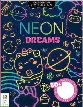 Kaleidoscope Sticker Colouring Neon Dreams