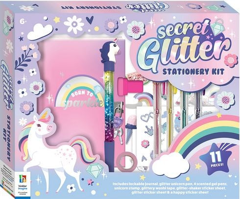 Secret Glitter Stationery Kit