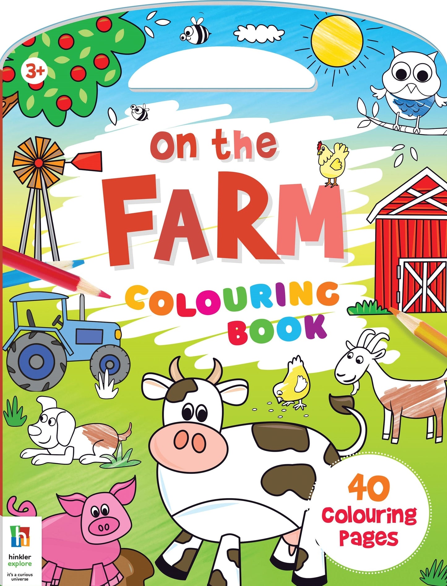 On the Farm Colouring Book