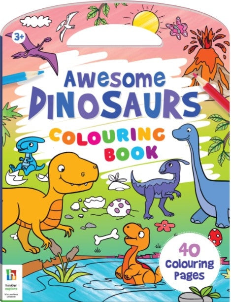 Awesome Dinosaurs Colouring Book