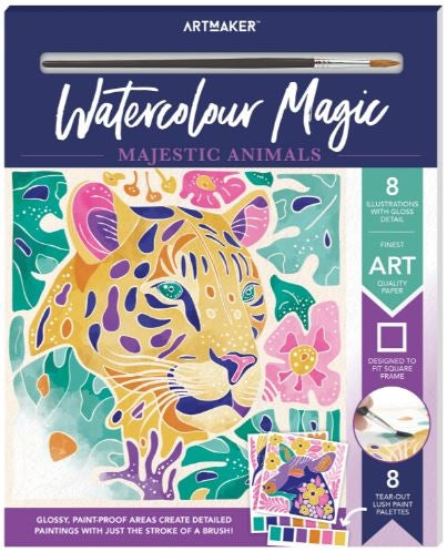 Art Maker Watercolour Magic Majestic Animals