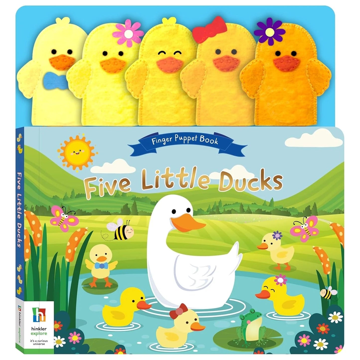 Five Little Ducks Finger Puppet Book