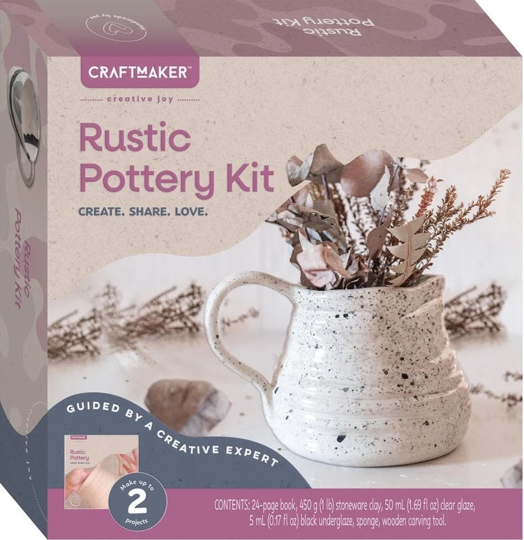 Craft Maker Rustic Pottery Kit
