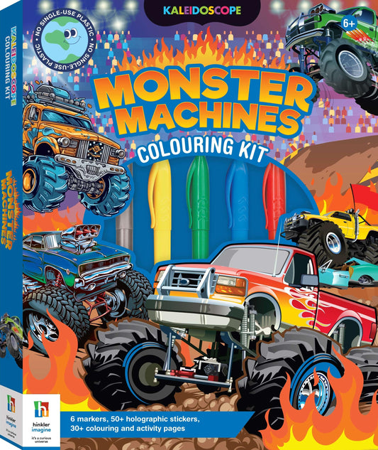 Kaleidoscope Colouring Kit Monster Trucks