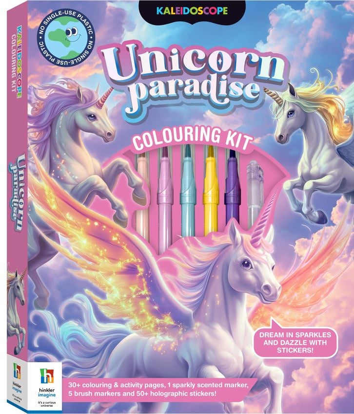 Kaleidoscope Colouring Kit Unicorn Paradise