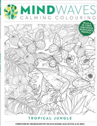 Mindwaves Calming Colouring Tropical Jungle