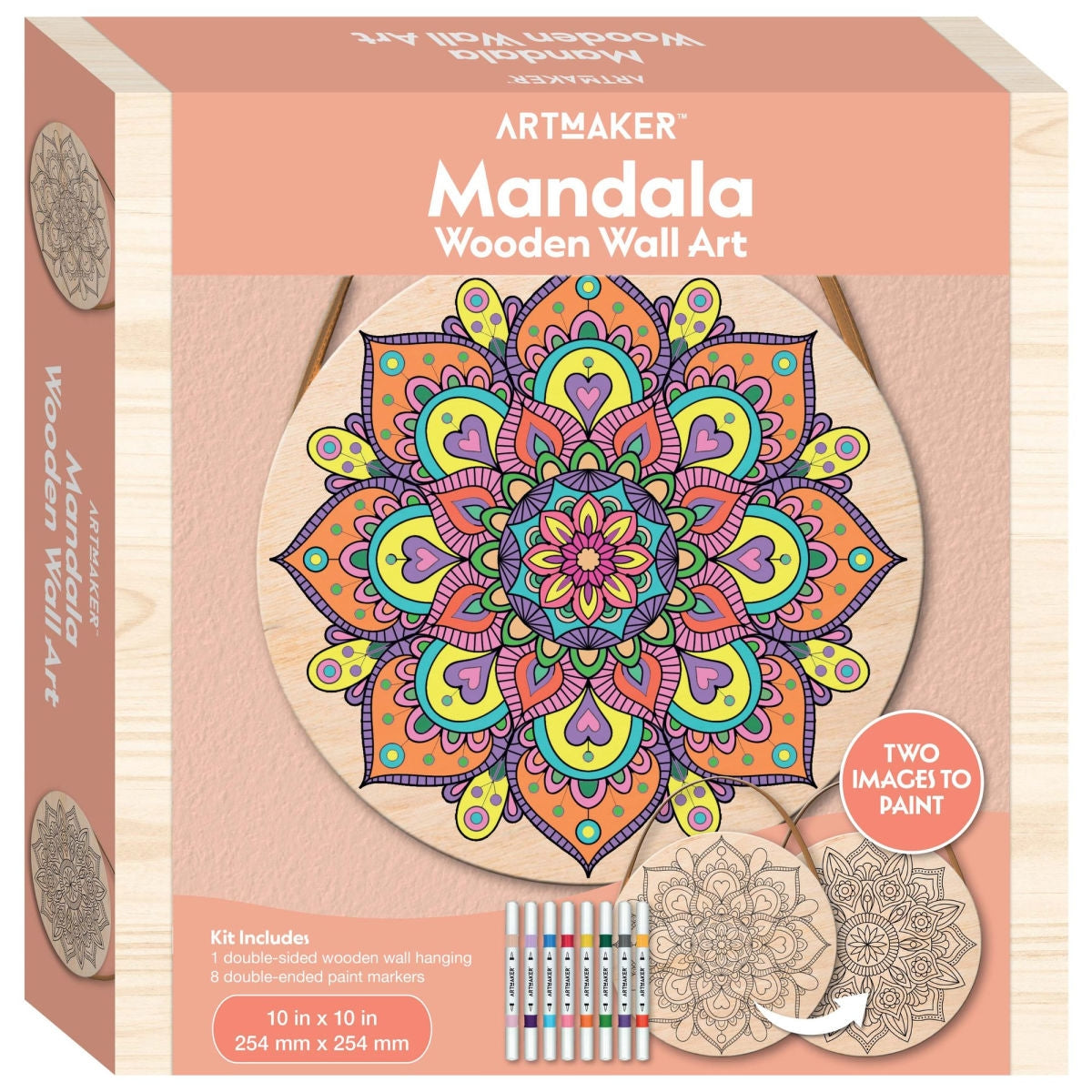 Art Maker Wooden Wall Art Mandalas Kit