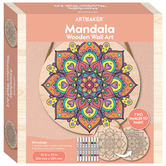 Art Maker Wooden Wall Art Mandalas Kit