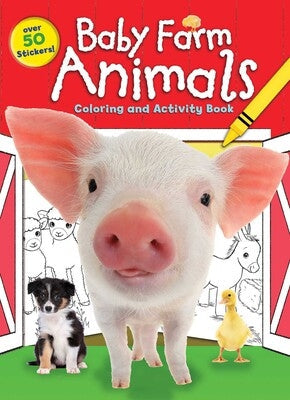 Baby Farm Animals Coloring And Activity