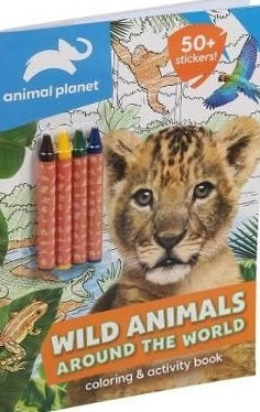 Animal Planet: Wild Animals Around the World Coloring and Activity Book