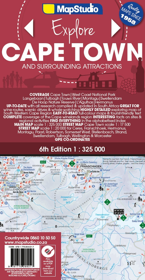 Road Map Cape Town and Surrounds 6th Edition