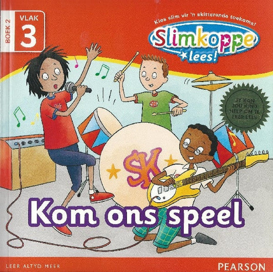 Slimkoppe Lees! Vlak 3 Boek 2: Kom ons speel