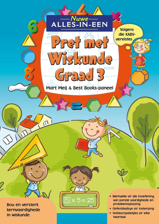 Nuwe Alles-In-Een Pret met Wiskunde-werkboek Graad 3