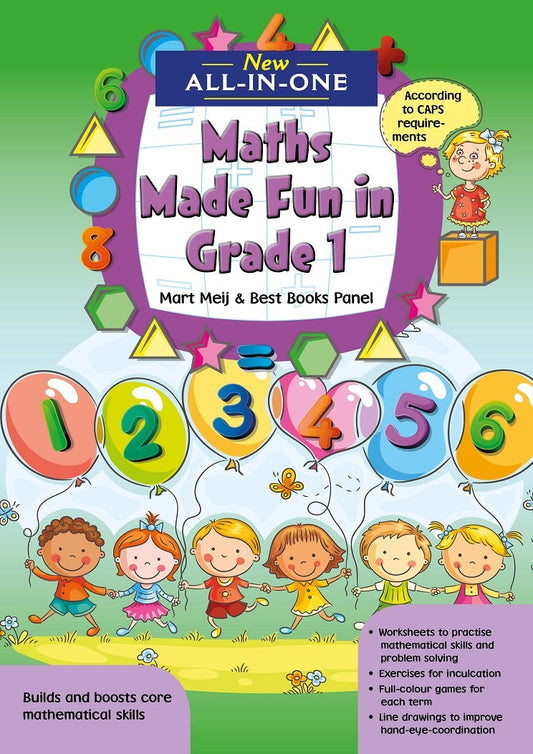 New All-In-One Maths Made Fun Workbook Grade 1