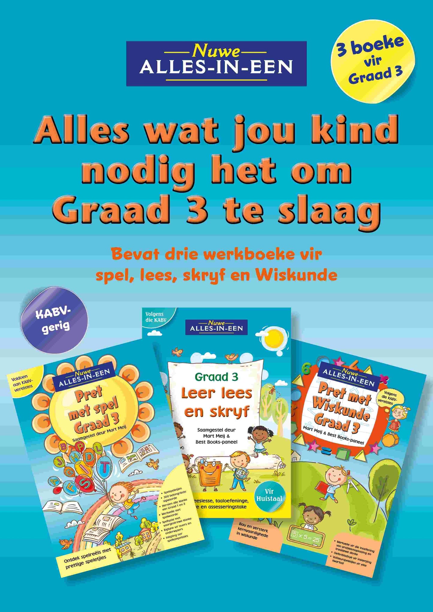 Nuwe Alles-In-Een Alles wat jou kind nodig het om Graad 3 te slaag