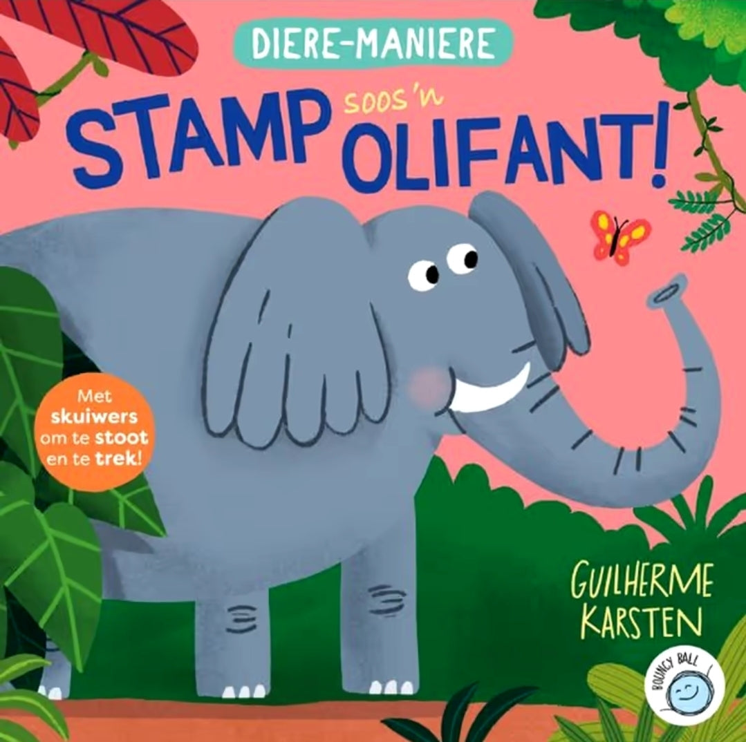 Diere-Maniere Stamp Soos `n Olifant