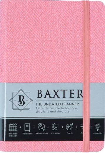 Baxter Undated Planner Pocket Edition Pink