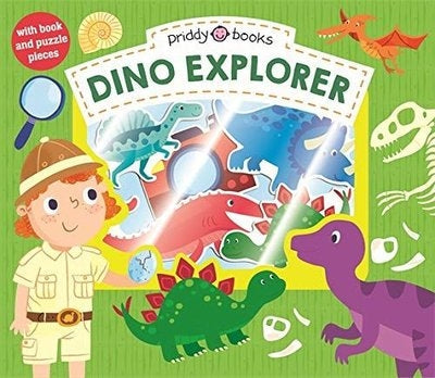 15 Piece Let's Pretend Dino Explorer with Book