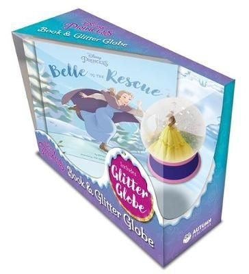 Disney Princess:Bk & Snowglobe:Belle