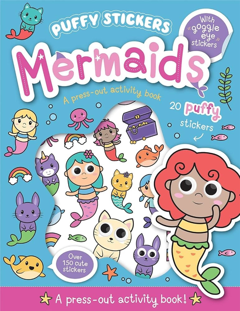 Puffy Sticker Mermaids
