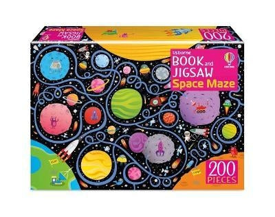 Space Maze Book & Jigsaw 200
