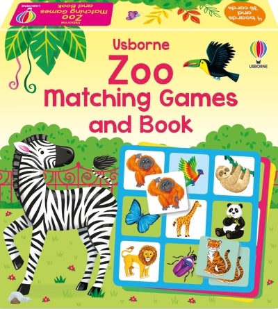 Zoo Matching Games & Book