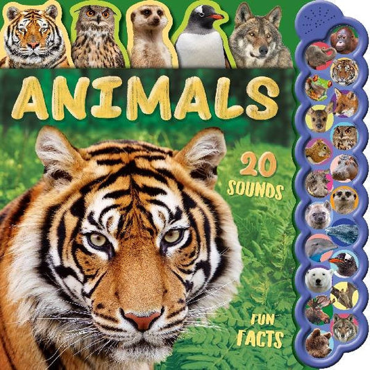 Animals 20 Tabbed Sound Book