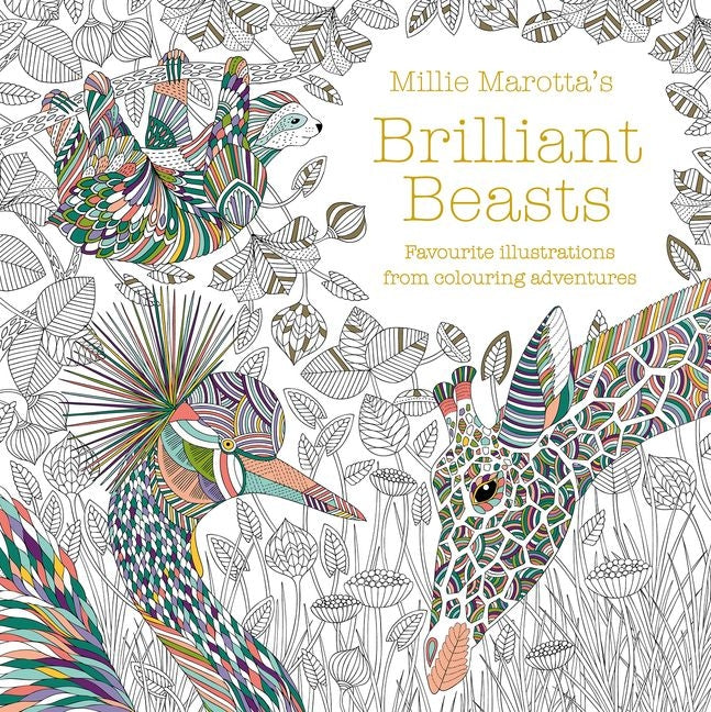 Brilliant Beasts Colouring book