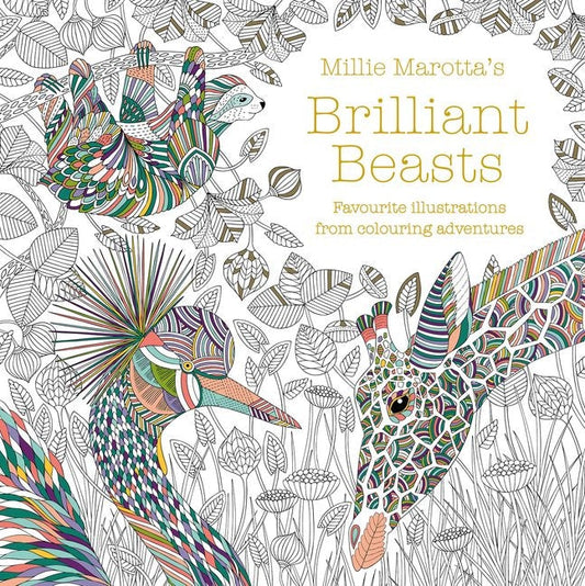 Brilliant Beasts Colouring book