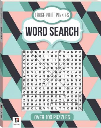 Wordsearch Large Print Puzzles