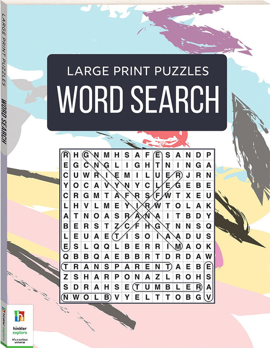 Large Print Puzzles: Word Search