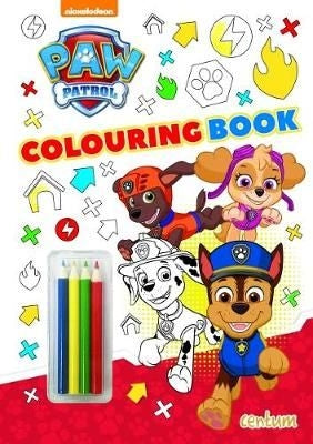 PAW Patrol: Colouring Book & Pencils
