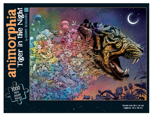 1000 Piece Animorphia: Tiger In The Night