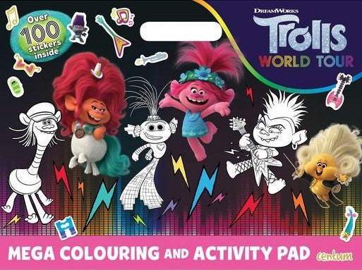 Trolls World Tour Mega Colouring & Activity Pad