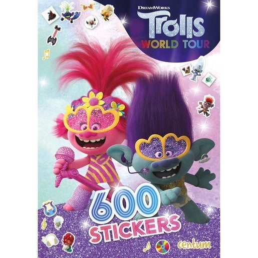 Trolls 2: World Tour: 600 Stickers