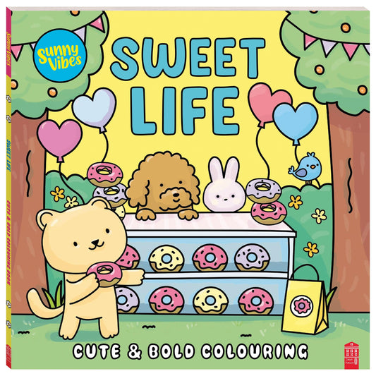 Sunny Vibes Sweet Life Colouring Book